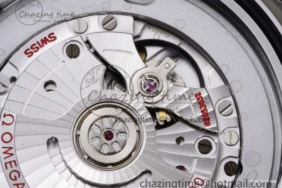 0310 Affordable Seamaster Diver 300M ZF 1:1 Best Edition Blue Ceramic Gray Dial on SS Bracelet A 7734